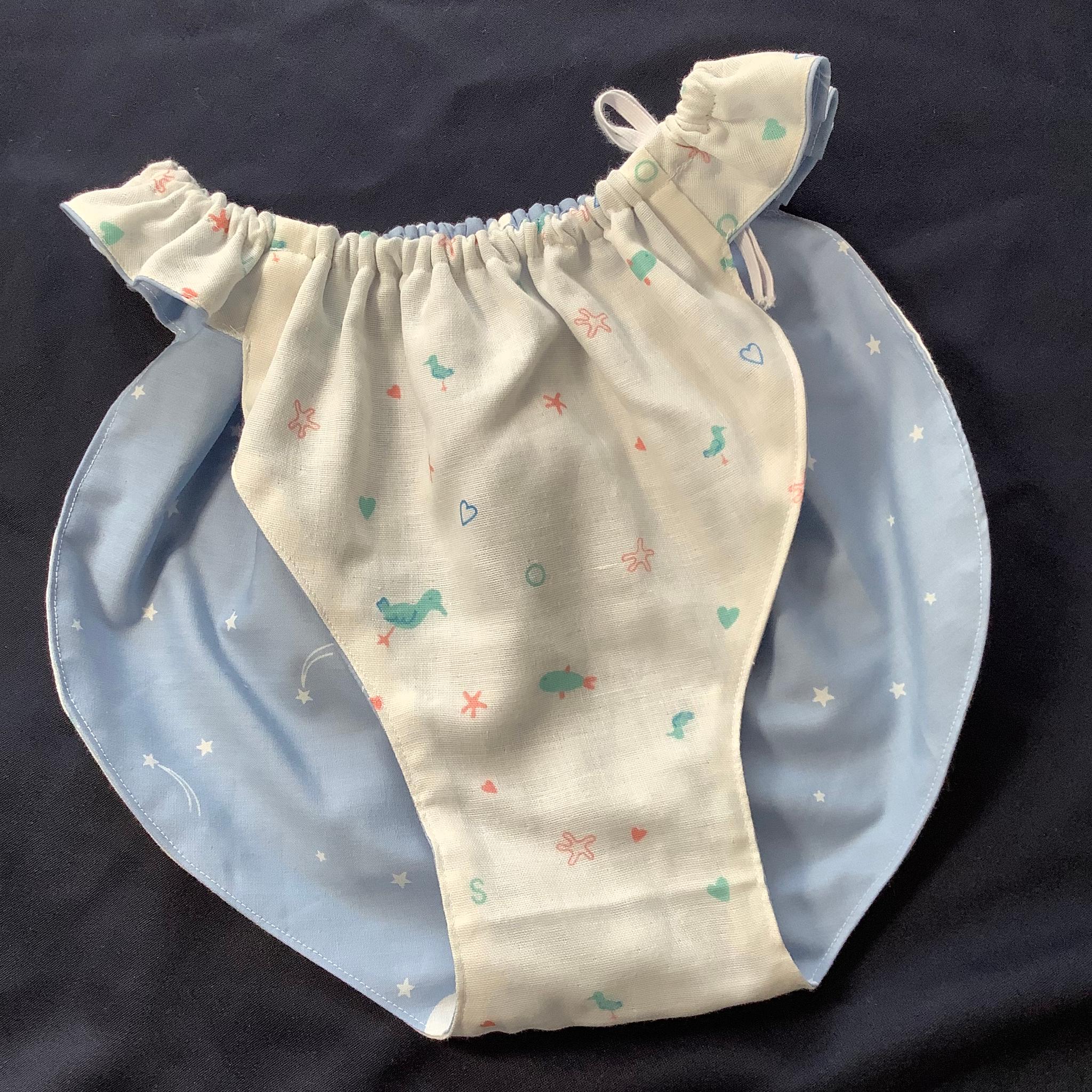 フンティ・姫パン・ふんどしパンツ【026-a】繊細さん敏感肌に優しいリラクゼーションふんティムーンスターwガーゼ | 5枚目